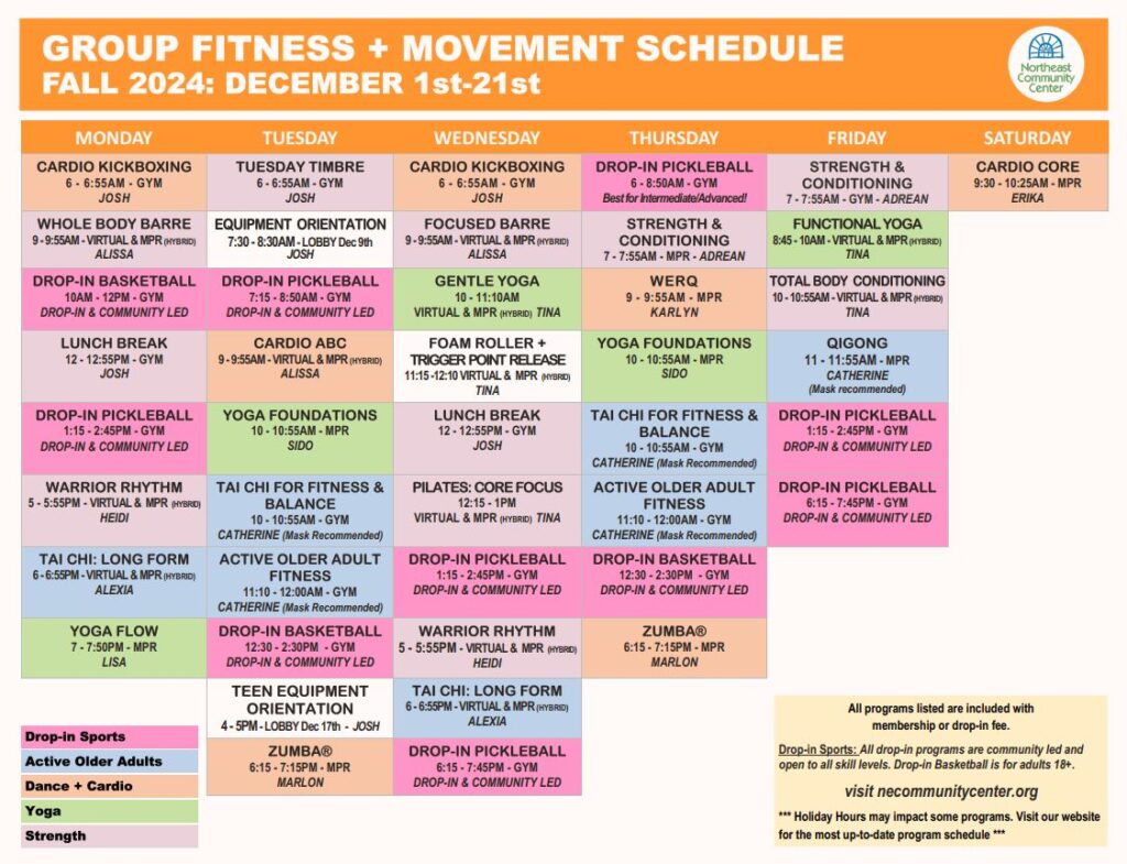 Dec 2024 Fitness Schedule_for web