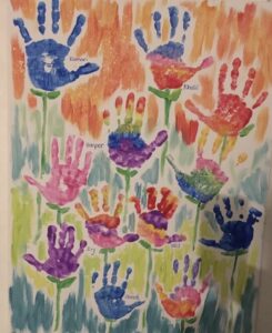 Little Laurelhurst Preschool - Handprints and Names